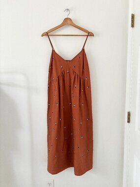 Universal Thread Burnt Orange Floral Sundress
